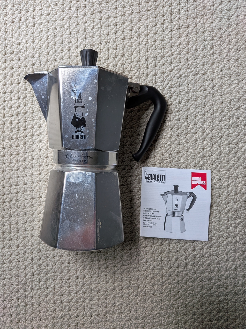 9-Cup Bialetti Moka Stovetop Espresso Maker